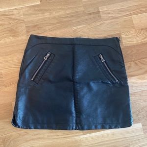 Urban Outfitters Silent + Noise Faux Leather Mini Skirt